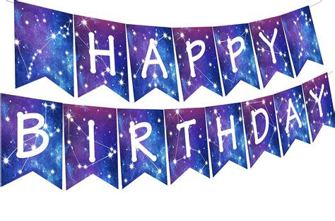 galaxy birthday supplies|galaxy banners.